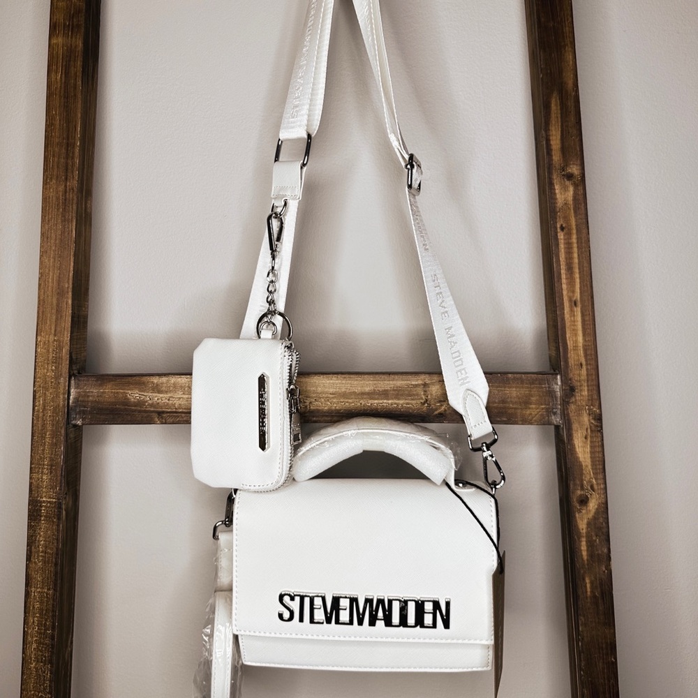 Viral Steven Madden Bhama Tiktok Purse in White